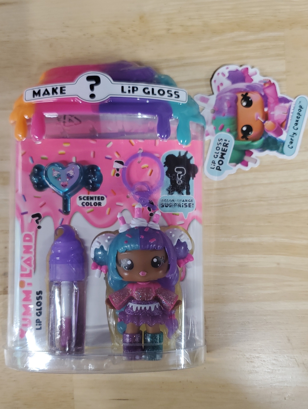 Lip Gloss Doll Playset - Purple & Teal
